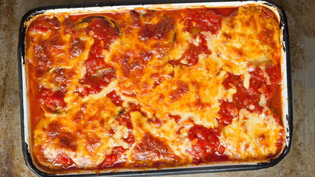Recette des aubergines à la parmigiana avec sauce tomate frito