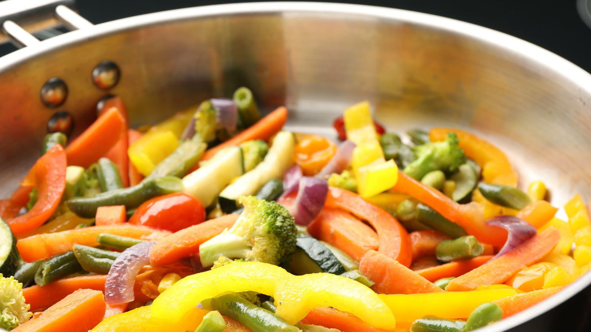 cuisson à l'huile d'olive dans une poêle