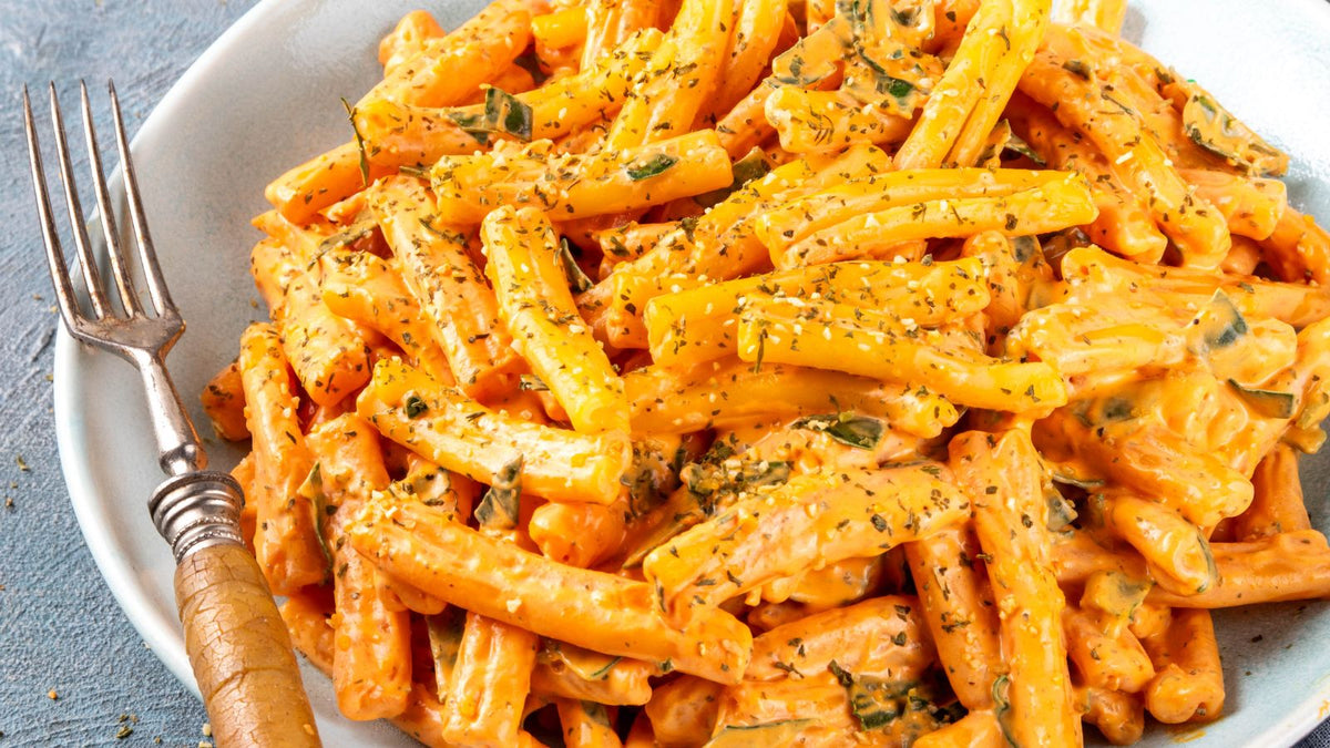 Casarecce à la courge, ail et huile d'olive