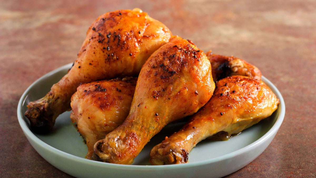 Poulet mariné paprika, miel et huile d'olive