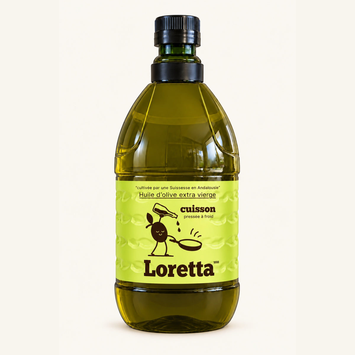 Huile d'olive extra vierge cuisson 2 litres Loretta 1888