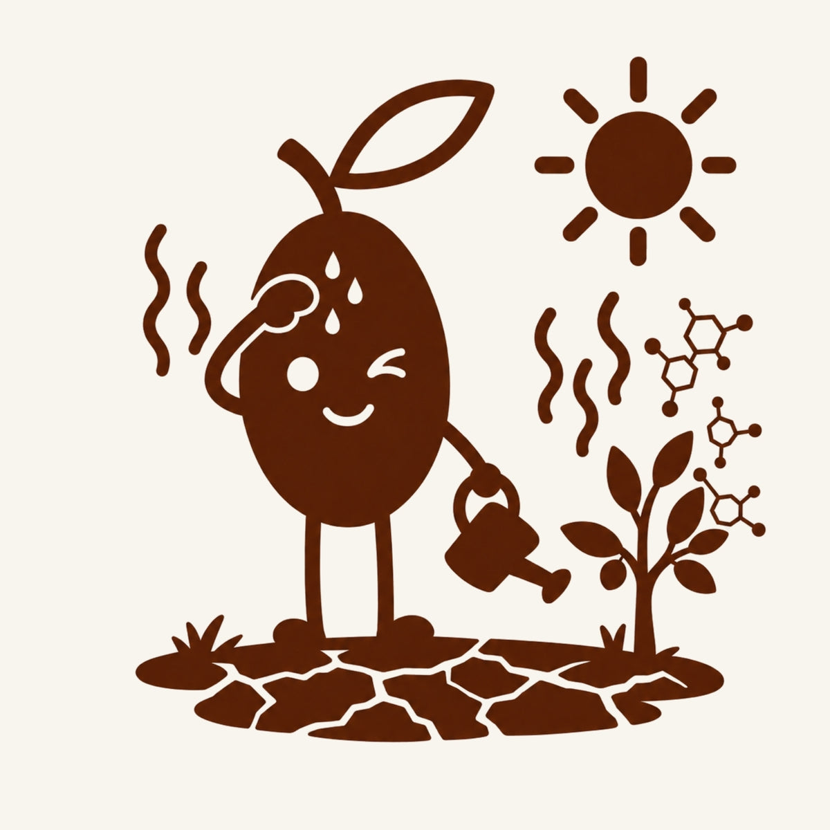 olive qui illustre des oliviers sans irrigation plus riches en polyphénols