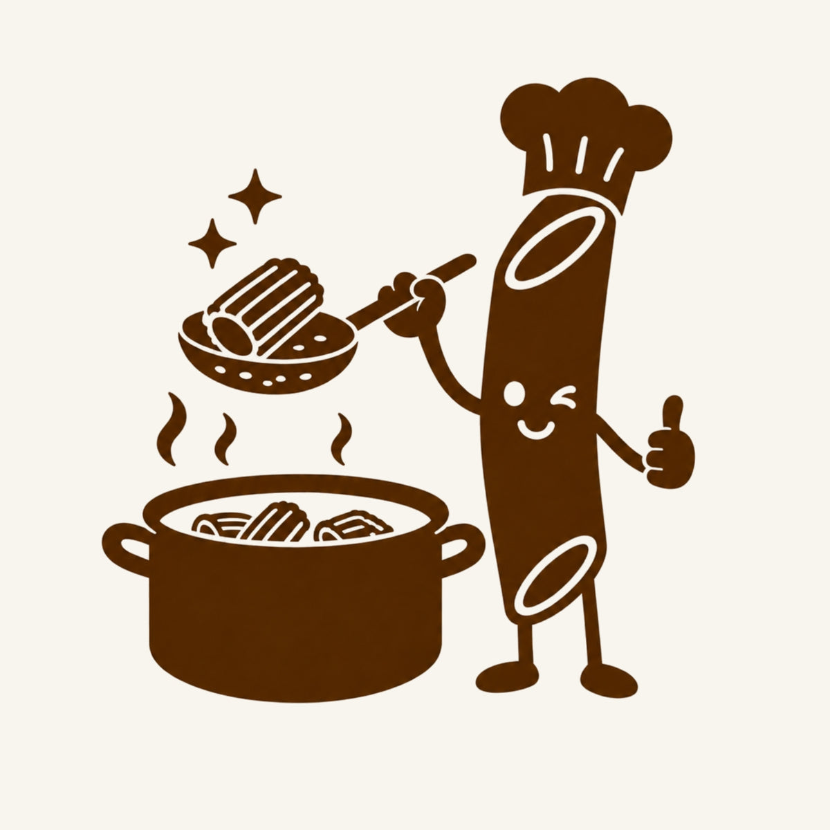dessin pâtes qui restent fermes à la cuisson