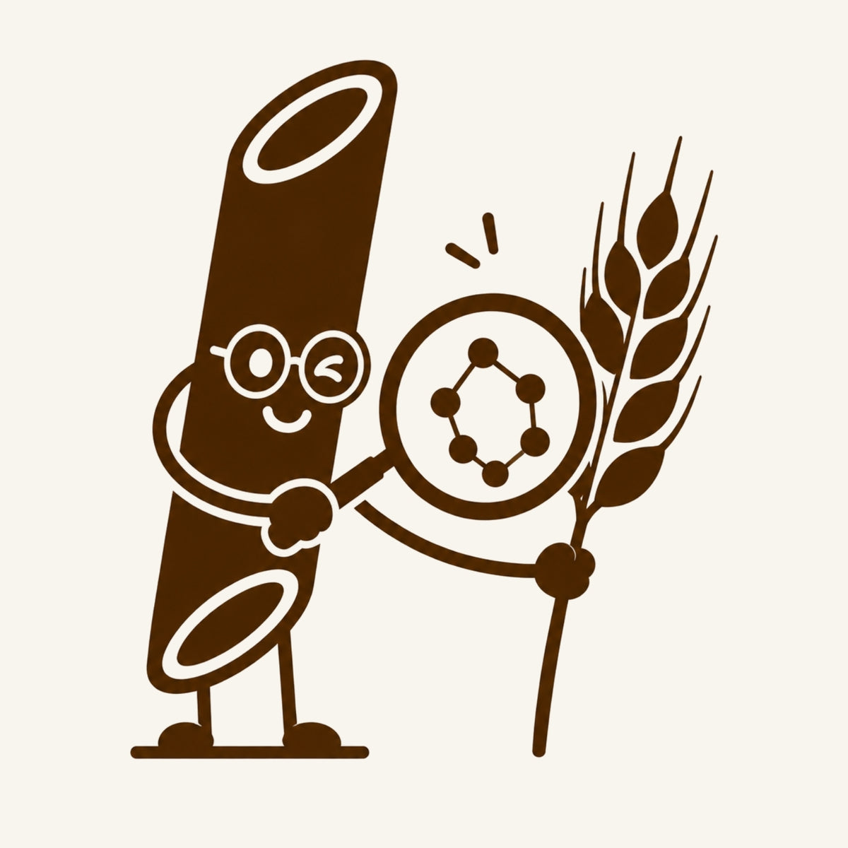 illustration de pâtes avec du gluten