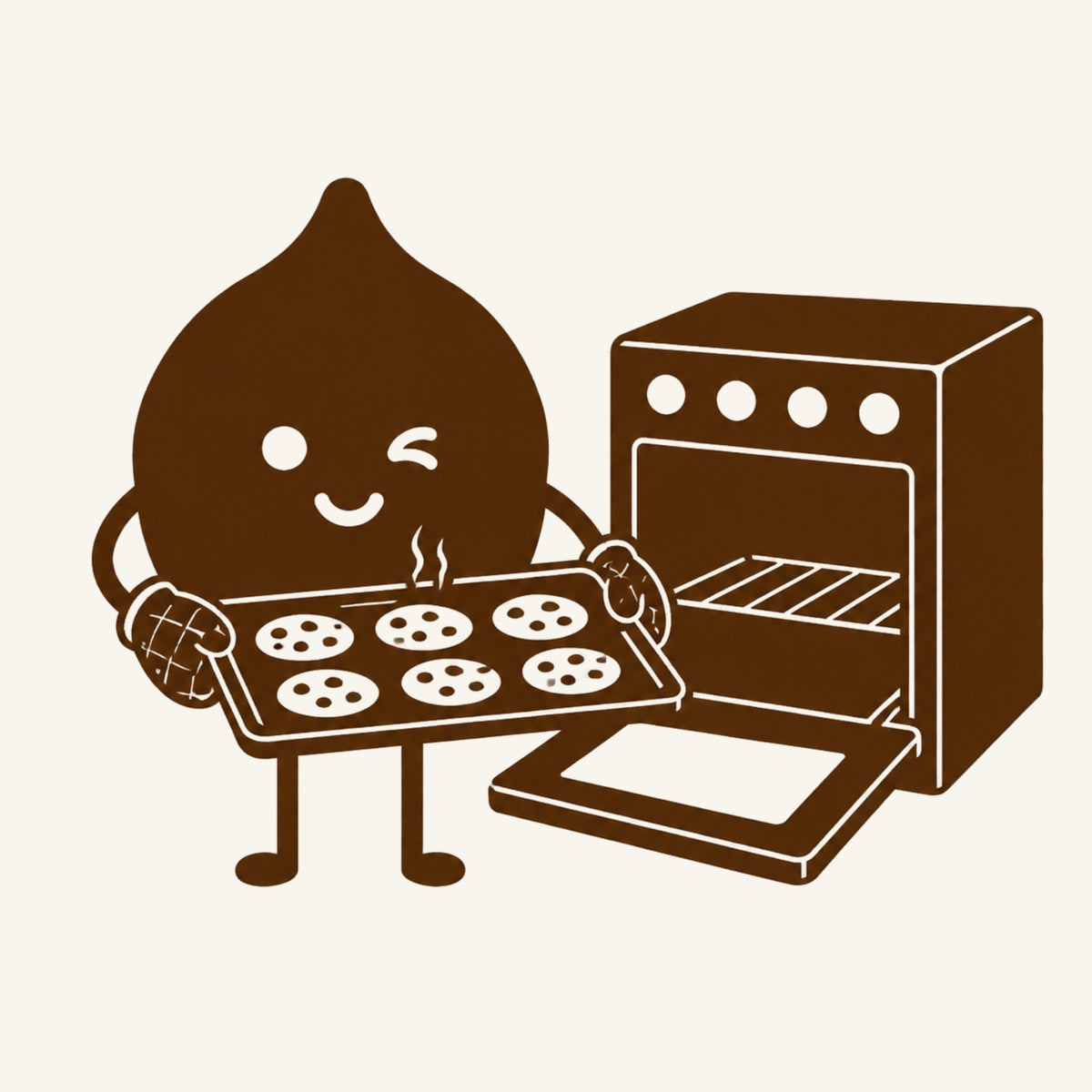 illustration de cookies aux pois chiches 