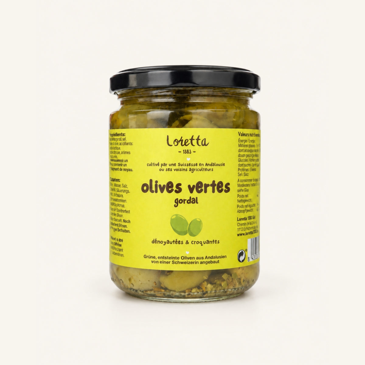 Olives Gordal 430g Loretta 1888