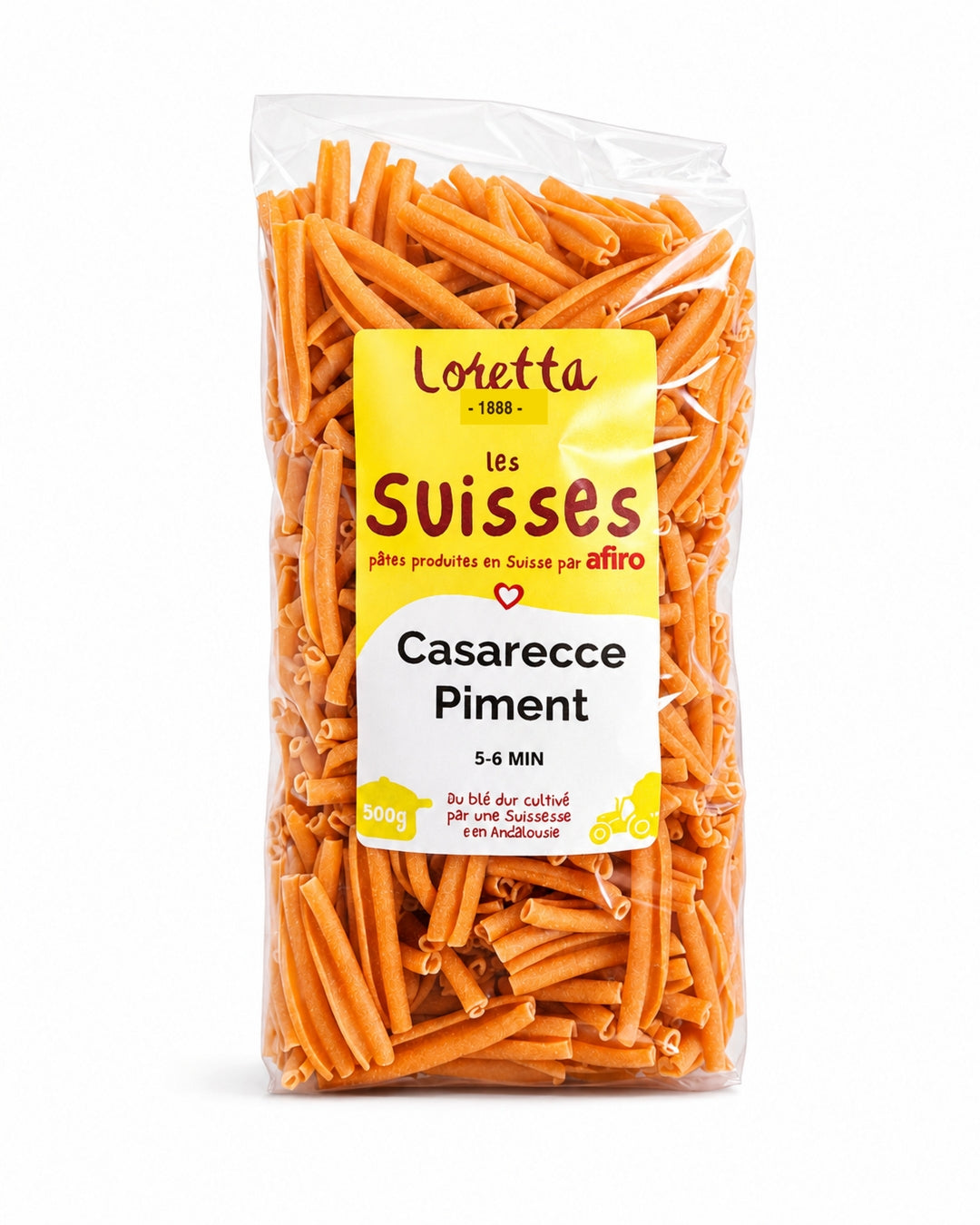 pâtes casarecce au piment 500g Loretta 1888