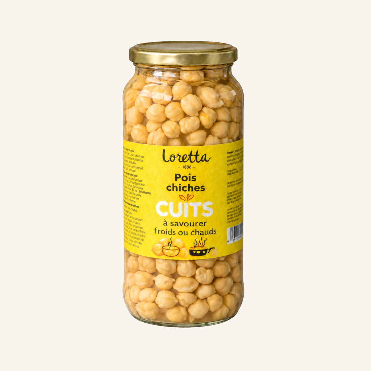 Pois chiches cuits 540g Loretta 1888