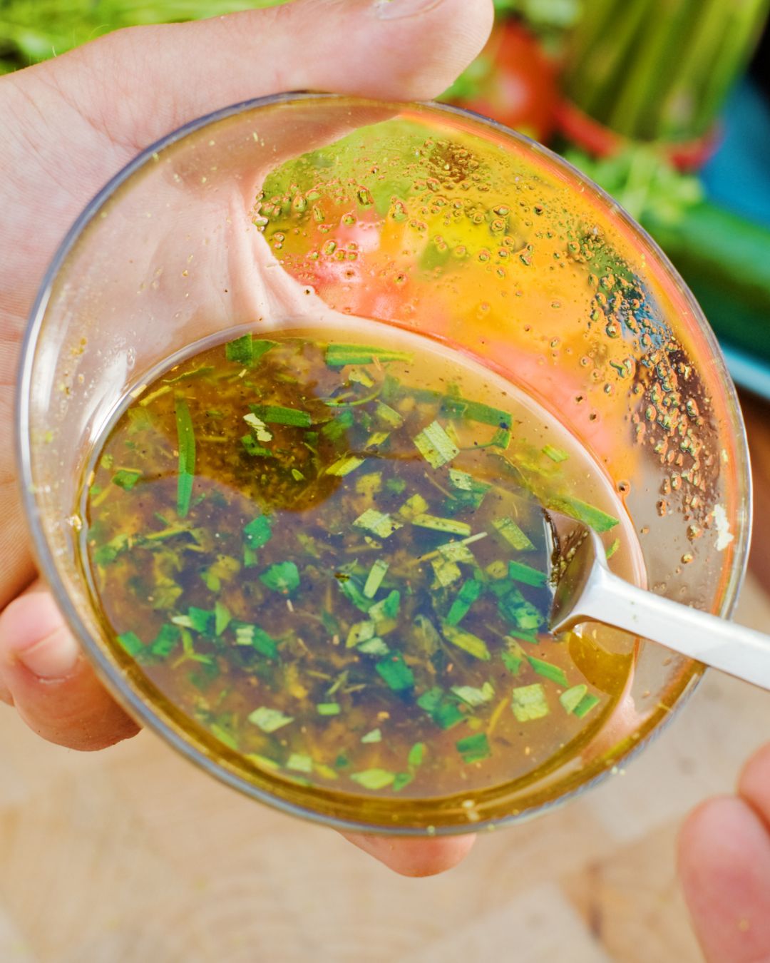 vinaigrette avec du vinaigre de xérès